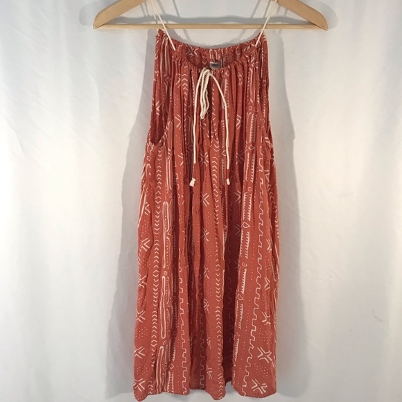 Roxy Tops - Roxy Boho Halter Tunic